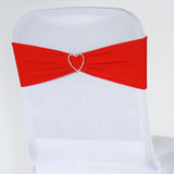 Add Elegance to Your Event with Red Spandex Stretch Chair Sashes Bands