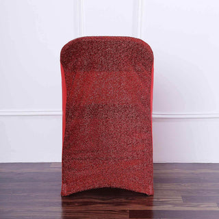 Durable and Versatile: The Red Folding Fitted Chair Cover