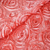 54Inchx4yd | Rose Quartz Satin Rosette Fabric By The Bolt, DIY Craft Fabric Roll