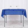 54 inch x 54 inch Royal Blue Premium Sequin Square Tablecloth
