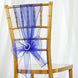 5pc x Chair Sash Organza - Royal Blue