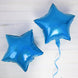 2 Pack | 16inch 4D Royal Blue Star Mylar Foil Helium or Air Balloons