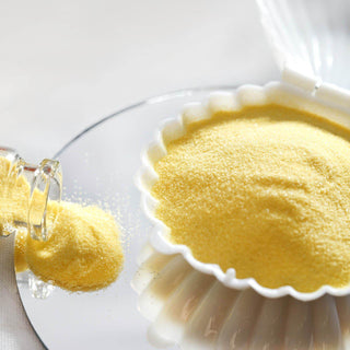 Lemon Yellow Decorative Sand for Vibrant Vase Fillers
