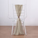 5 Pack | 22 x 78 inches Natural DIY Premium Designer Chiffon Chair Sashes