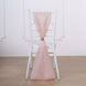 5 Pack | 22x78 Blush | Rose Gold DIY Premium Designer Chiffon Chair Sashes