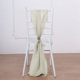Beige Chiffon Chair Sashes - Add Elegance to Your Event Decor