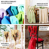 5 Pack Violet Amethyst DIY Premium Designer Chiffon Chair Sashes | 22" x 78"