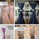 5 Pack | Lavender Lilac DIY Premium Designer Chiffon Chair Sashes | 22inch x 78inch