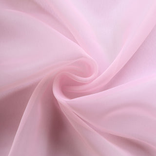 Enhance Your Event with Pink Chiffon Chair Sashes