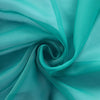 5 Pack | 22x78 inches Turquoise DIY Premium Designer Chiffon Chair Sashes#whtbkgd