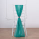 5 Pack | 22x78 inches Turquoise DIY Premium Designer Chiffon Chair Sashes