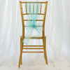 5pc x Chair Sash Organza - Turquoise