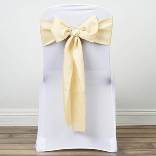 Create Unforgettable Memories with Beige Polyester Chair Sashes