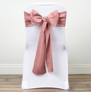 Add Elegance to Your Event with Dusty Rose Polyester Chair Sashes