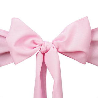Make a Sophisticated Statement with Pink Polyester Chair Sashes