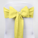 Add a Pop of Color to Your Event with Yellow Polyester Chair Sashes