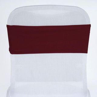 Durable and Versatile Burgundy Chair Decorations