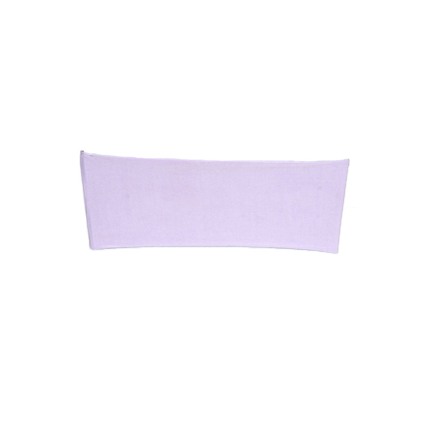 5 Pack | Lavender Lilac Spandex Stretch Chair Sashes | 5inch x 12inch