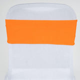5pc x Chair Sash Spandex - Orange