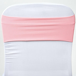 Durable and Versatile Pink Spandex Chair Sashes