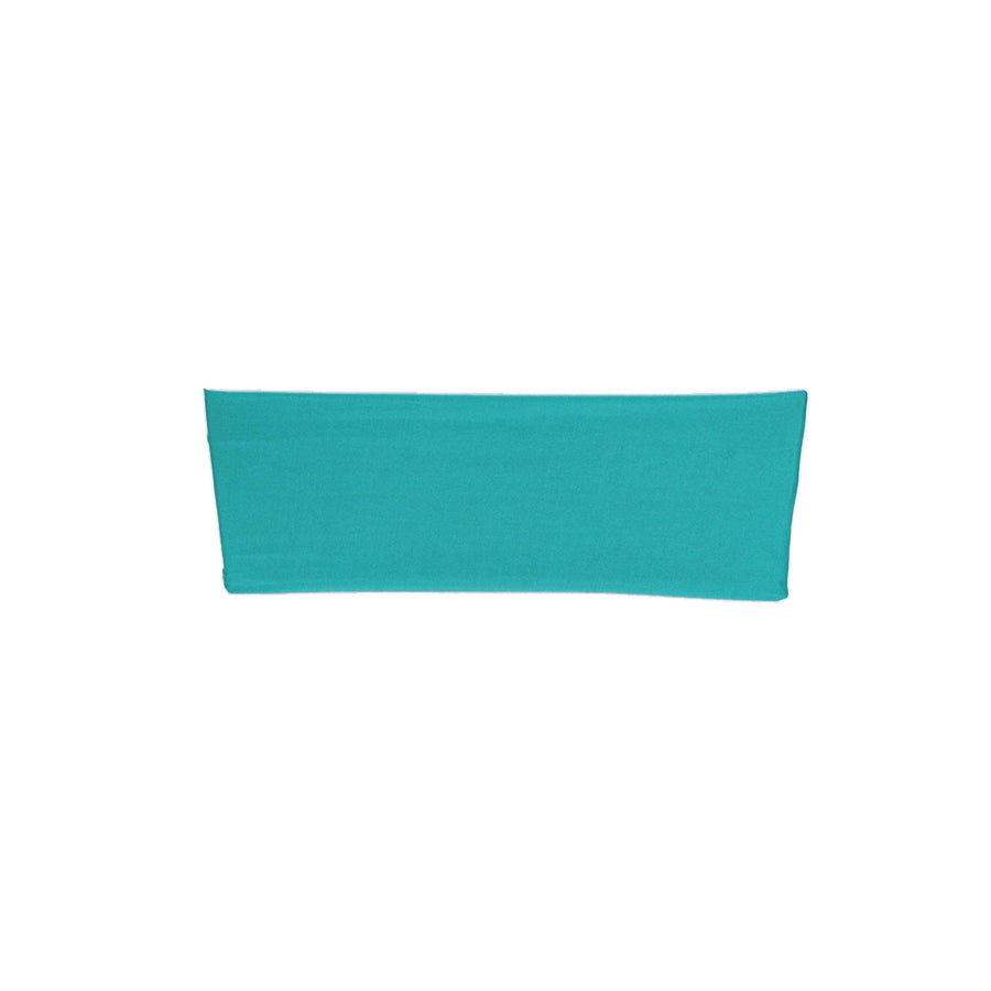 5 pack | 5"x12" Turquoise Spandex Stretch Chair Sash