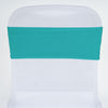 5pc x Chair Sash Spandex - Turquoise