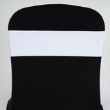 5pc x Chair Sash Spandex - White