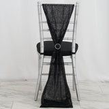 Chair Sashes, Sequin Fabric, Wedding Chair Decorations