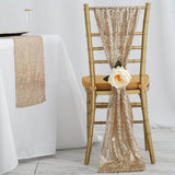 Chair Sashes, Sequin Fabric, Wedding Chair Decorations