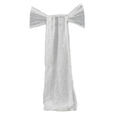 Chair Sashes, Sequin Fabric, Wedding Chair Decorations#whtbkgd