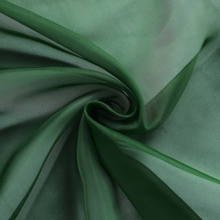 Create Unforgettable Moments with the Hunter Emerald Green Chiffon Curly Chair Sash