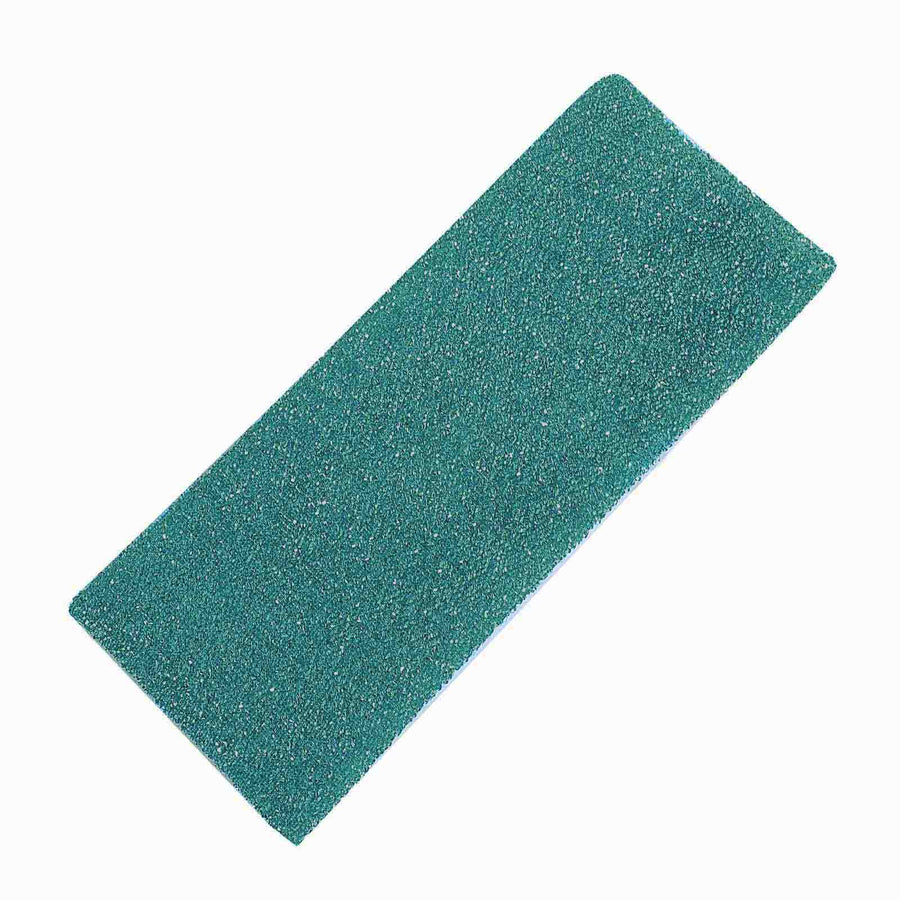 5 Pack | Turquoise Metallic Shimmer Tinsel Spandex Chair Sashes