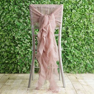 Elevate Your Event with Dusty Rose Chiffon Hoods