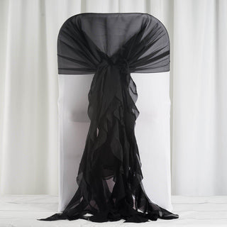 Create Unforgettable Moments with Black Chiffon Hoods
