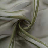 6FT | Olive Green Premium Chiffon Table Runner#whtbkgd