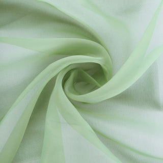 Create a Dreamy Tablescape with the Sage Green Premium Chiffon Table Runner