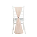 5 Pack | Nude DIY Premium Designer Chiffon Chair Sashes | 22" x 78"
