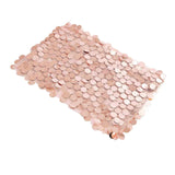 5 Pack | Big Payette Sequin Round Chair Sashes - Blush | Rose Gold#whtbkgd