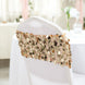 5 pack | Gold | Big Payette Sequin Round Chair Sashes