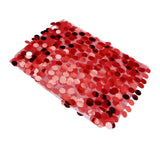 Red Big Payette Sequin Round Chair Sashes5 Pack - Red Big Payette Sequin Round Chair Sashes #whtbkgd