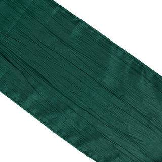 Unleash the Beauty of Hunter Emerald Green with Crinkle Taffeta Chair Sashes