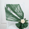 5 Pack | Olive Green Gauze Cheesecloth Boho Chair Sashes - 16inch x 88inch