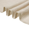 5 Pack | Beige Linen Chair Sashes, Slubby Textured Wrinkle Resistant Sashes