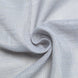 5 Pack | Silver Linen Chair Sashes, Slubby Textured Wrinkle Resistant Sashes