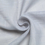 5 Pack | Silver Linen Chair Sashes, Slubby Textured Wrinkle Resistant Sashes