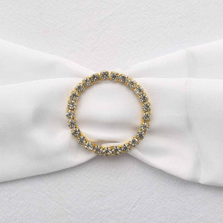 Add a Touch of Elegance with the Gold Diamond Chair Sash Pin