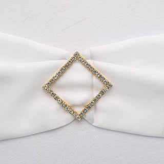 Add Elegance to Your Event with the Gold Diamond Chair Sash Pin