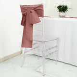 5 Pack | Cinnamon Rose Polyester Chair Sashes - 6inch x 108inch