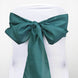 5 Pack | Peacock Teal Polyester Chair Sashes - 6inch x 108inch#whtbkgd