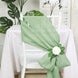 5 PCS | 6inch x 108inch Sage Green Polyester Chair Sash